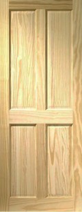 4-Panel Traditional Clear Pine